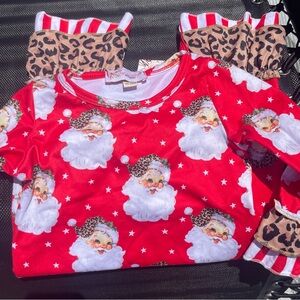 Cheetah Print Santa Outift
